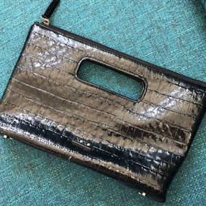 XOXO black evening handbag